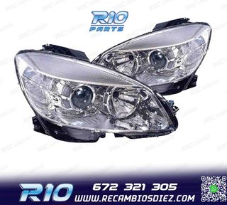 FAROS PARA MERCEDES W204 C CLASS 07-10