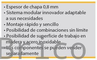 Conjunto Taller 2 Módulos S/Madera Alyco 199045