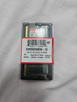 Kingston 16GB DDR5 5600MHz