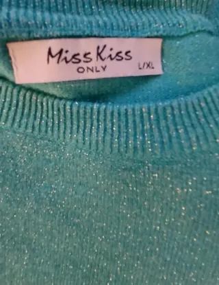 Suéter Miss Kiss Talla L Mangas Volantes