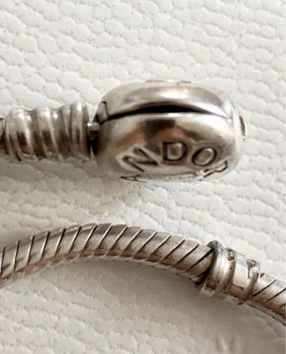 Pulsera Pandora ORIGINAL 19,5 cm cierre corazon