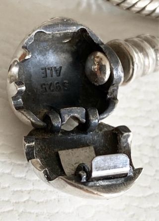 Pulsera Pandora ORIGINAL 19,5 cm cierre corazon