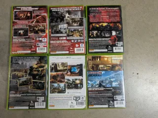 Lotto 5 giochi Xbox 360 call of duty Tom Clancy's