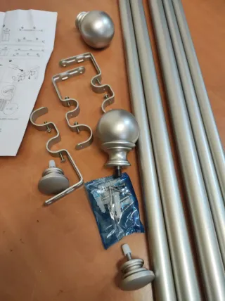 Barra Cortina Extensible Doble NUEVA a estrenar