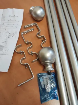 Barra Cortina Extensible Doble NUEVA a estrenar