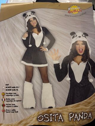 Disfraz Osita Panda Guirca Talla M