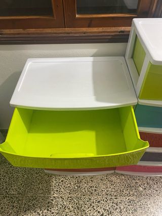 Mueble Cajoneras Plástico Colores.