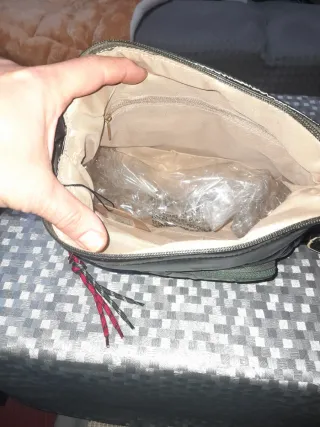 Bolso acolchado verde oliva