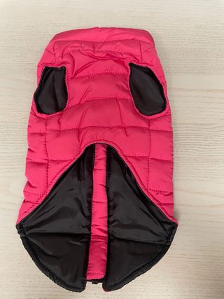 Piumino cane taglia XL fucsia