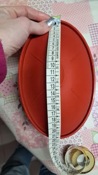 Mini pirofila in silicone rossa