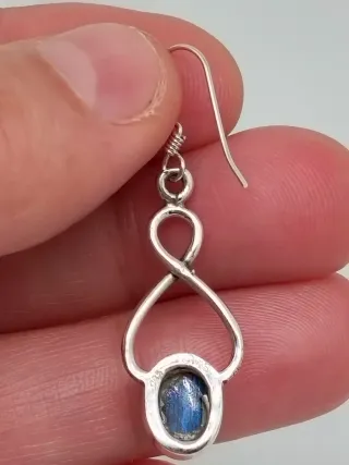 Pendientes Plata 925 y Labradorita