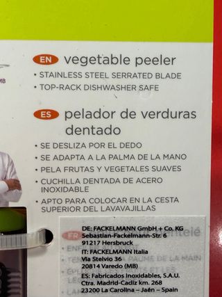 Pelador de verduras Chef'n