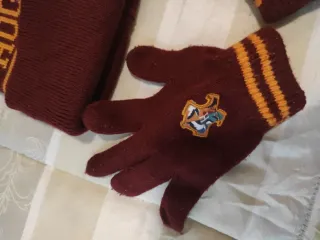 Gorro de Hogwarts + regalo guantes