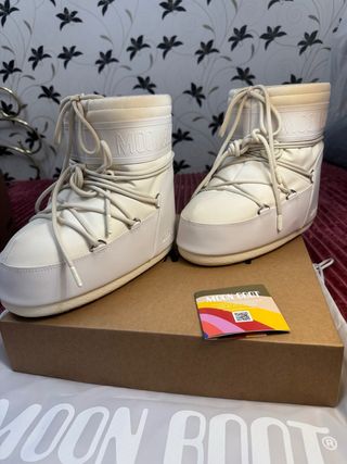 Moon Boot Icon Low Botines Beige Talla 39
