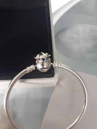 Pulsera Rígida Pandora Plata