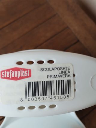 Scolapiatti Stefanplast Linea Primavera Bianco