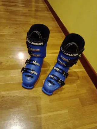 Botas de esquí Salomon azules