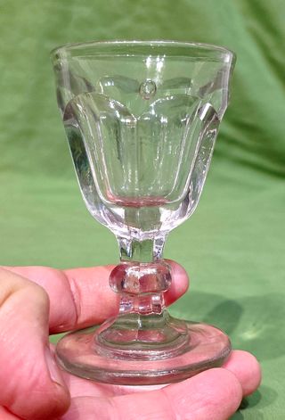 Antichi bicchieri da liquore calice epoca '800