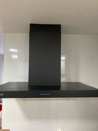 Campana extractora decorativa Cata negra