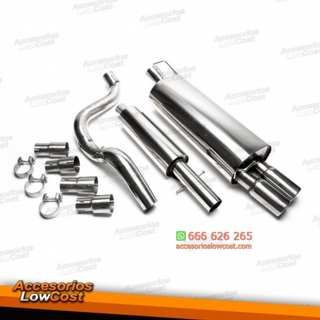 LÍNEA DE ESCAPE EN ACERO INOXIDABLE PARA AUDI A3