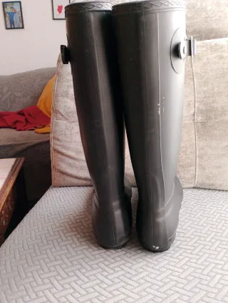Botas de lluvia mujer T38 negras