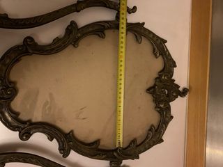Cornice porta specchio in bronzo anni '30