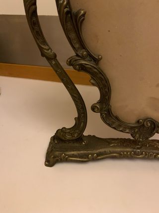 Cornice porta specchio in bronzo anni '30