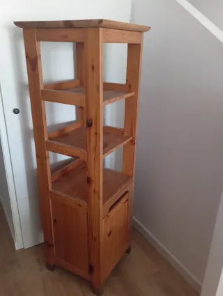 Muebles baño madera IKEA