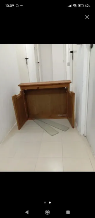 Muebles baño madera IKEA