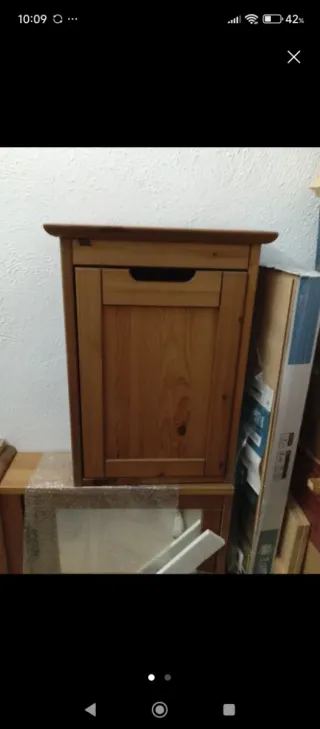 Muebles baño madera IKEA