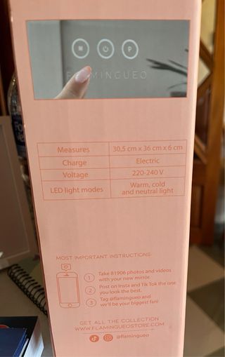 Espejo Tocador Flamgingueo ERIN