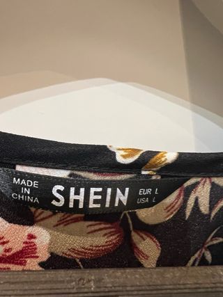 Vestido floral Shein talla L