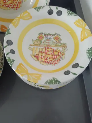 Vajilla italiana pintada a mano