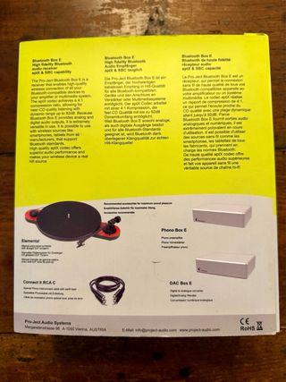 Pro-Ject Audio Bluetooth Box E Nero