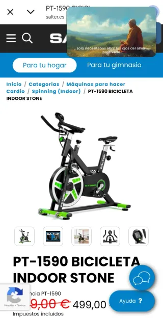 Bicicleta Indoor Salter