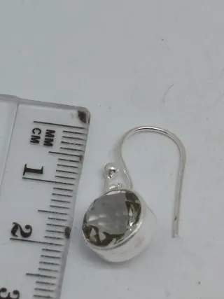 Pendientes Plata 925 y Prasiolita