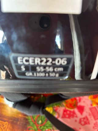 Casco de moto ciclomotor negro