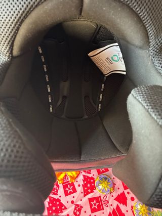 Casco de moto ciclomotor negro