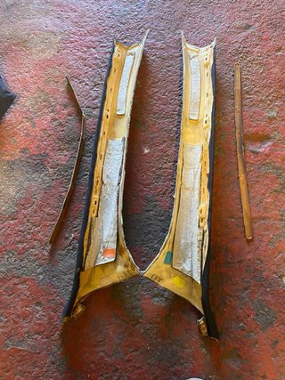 Pilares bmw e46 berlina. RETAPIZADOS