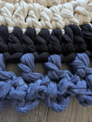 Alfombra redonda hecha a mano 100cm