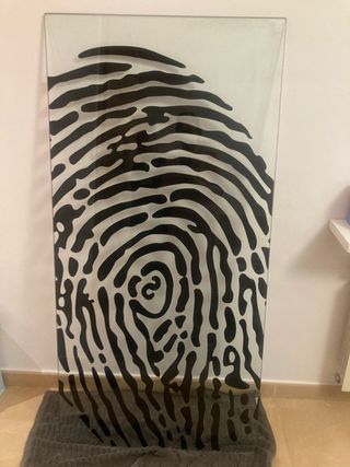 Tabla de cristal para mesa grande