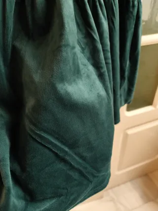 Vestido verde manga media.