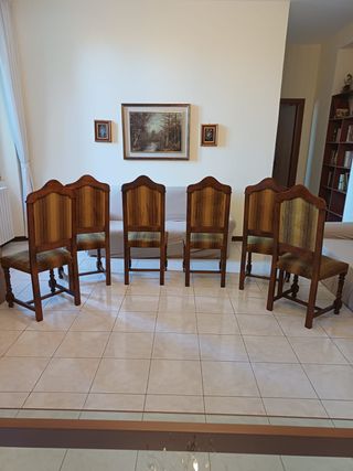 Set 6 Sedie/Poltroncini Vintage Anni 80/90