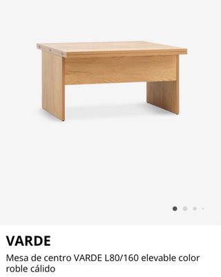 Mesa de centro elevable VARDE sin usar NO NEGOCIAB