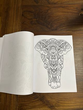 Libro colorear relajante animales/mandalas