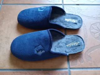 Zapatillas de casa azules