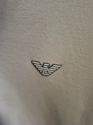 Polo Armani Hombre Blanco Verde