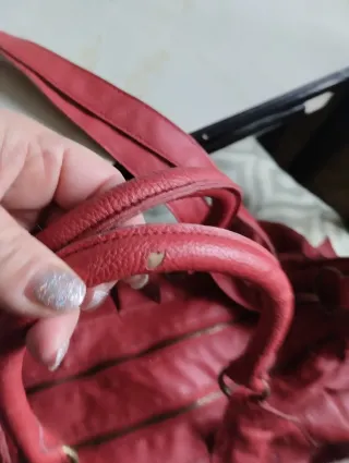 Bolso Desigual color burdeos Amplio