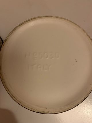 Coppia Barattoli Porcellana Decorati