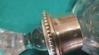 Licorera Vintage Cuello Plata Años 60